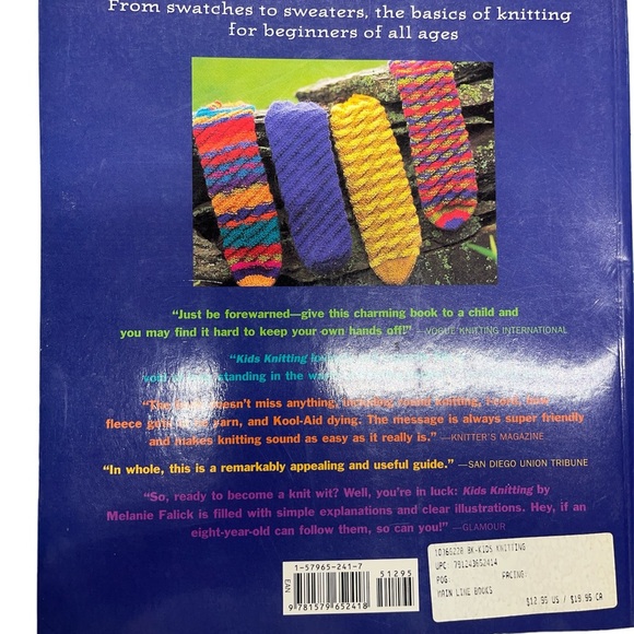 Kids Knitting Book - Picture 2 of 7